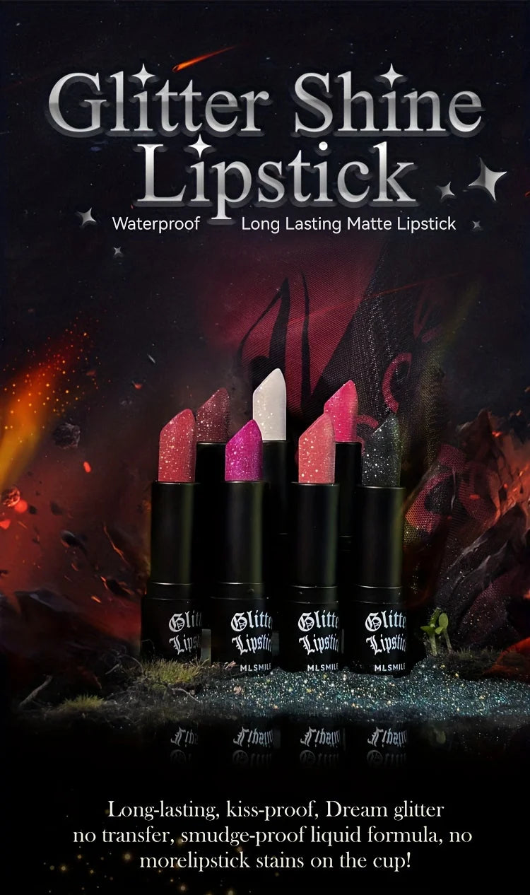 
                  
                    7 Colors Glitter Lipstick Hydrating Sparkling Shine Lip Color
                  
                