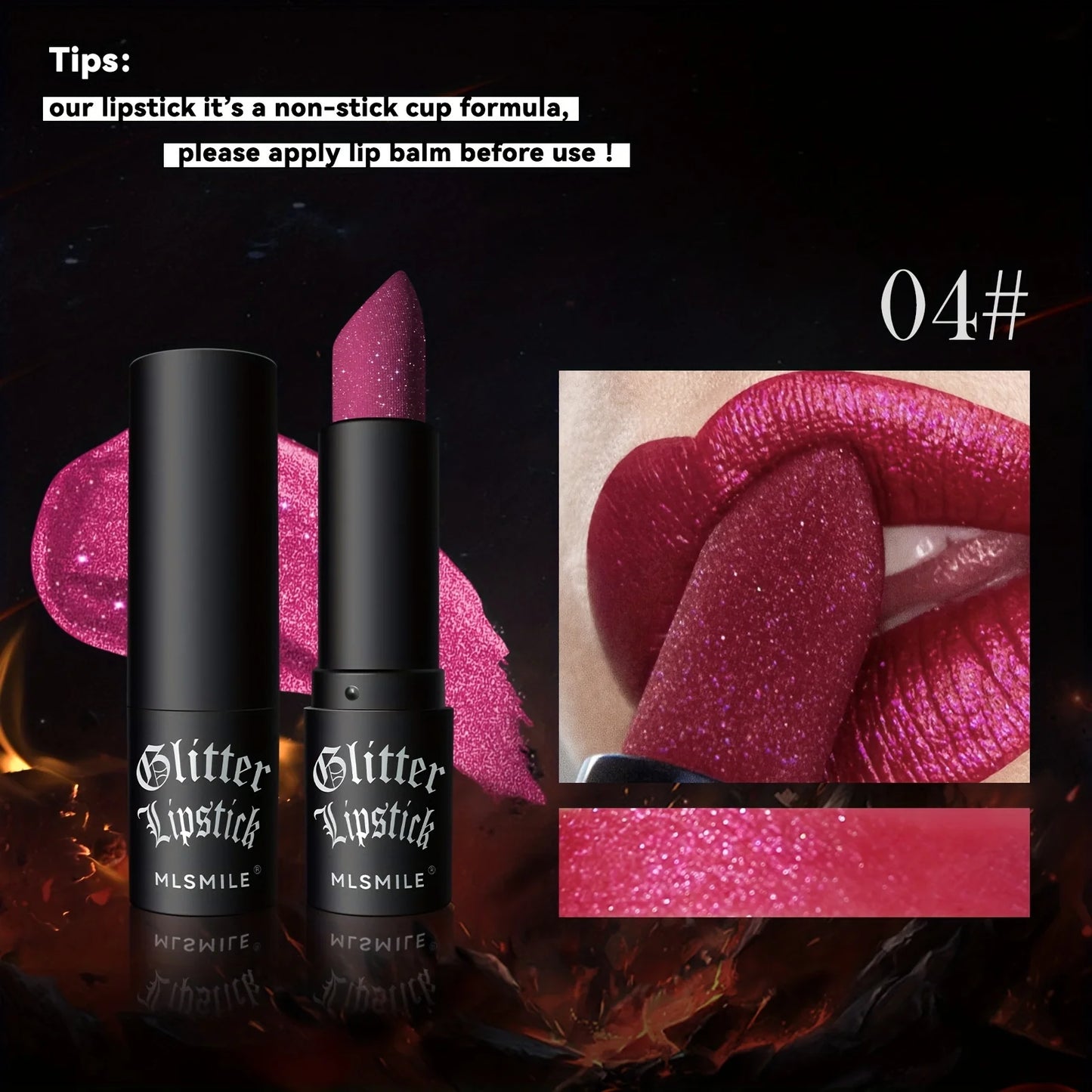 
                  
                    7 Colors Glitter Lipstick Hydrating Sparkling Shine Lip Color
                  
                