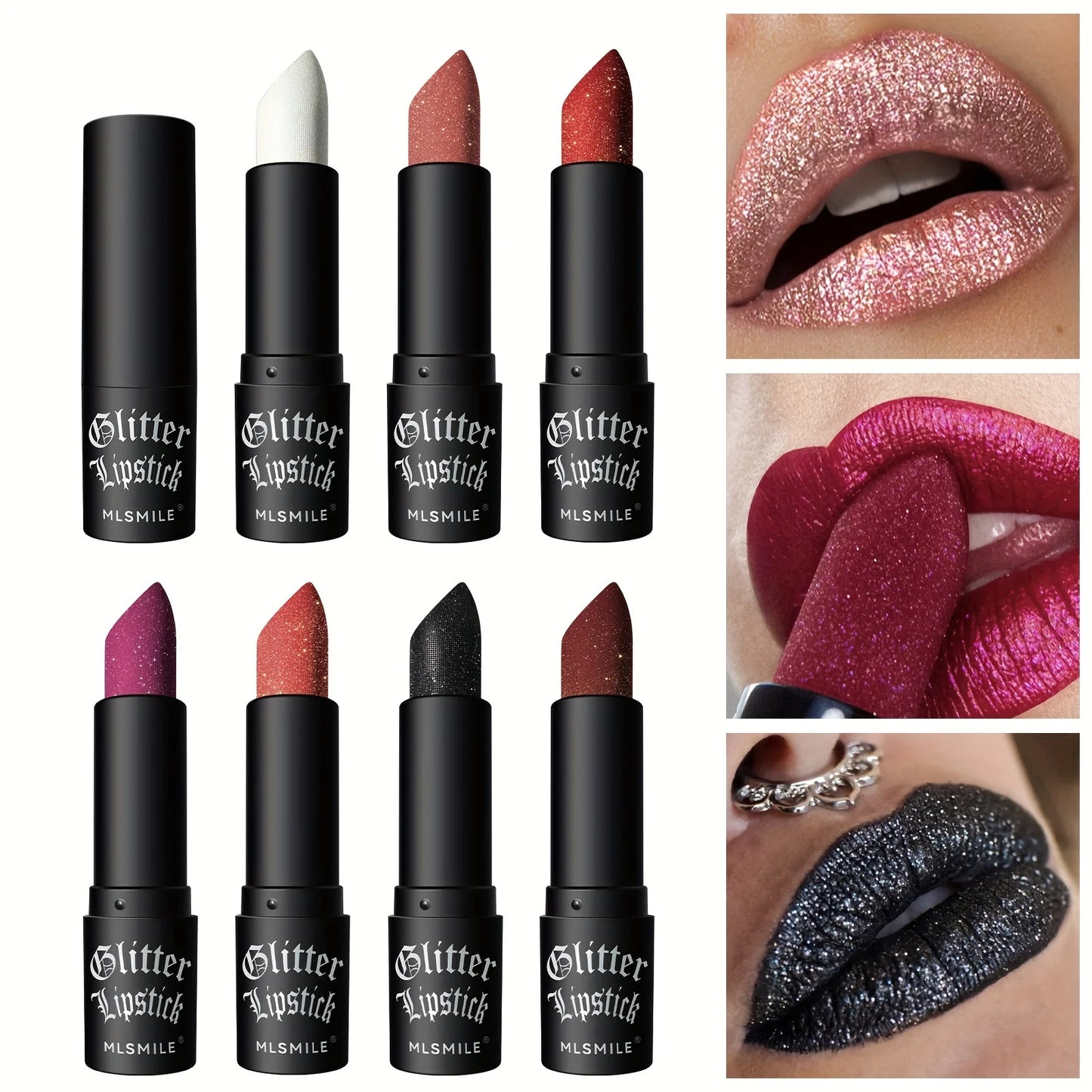 
                  
                    7 Colors Glitter Lipstick Hydrating Sparkling Shine Lip Color
                  
                