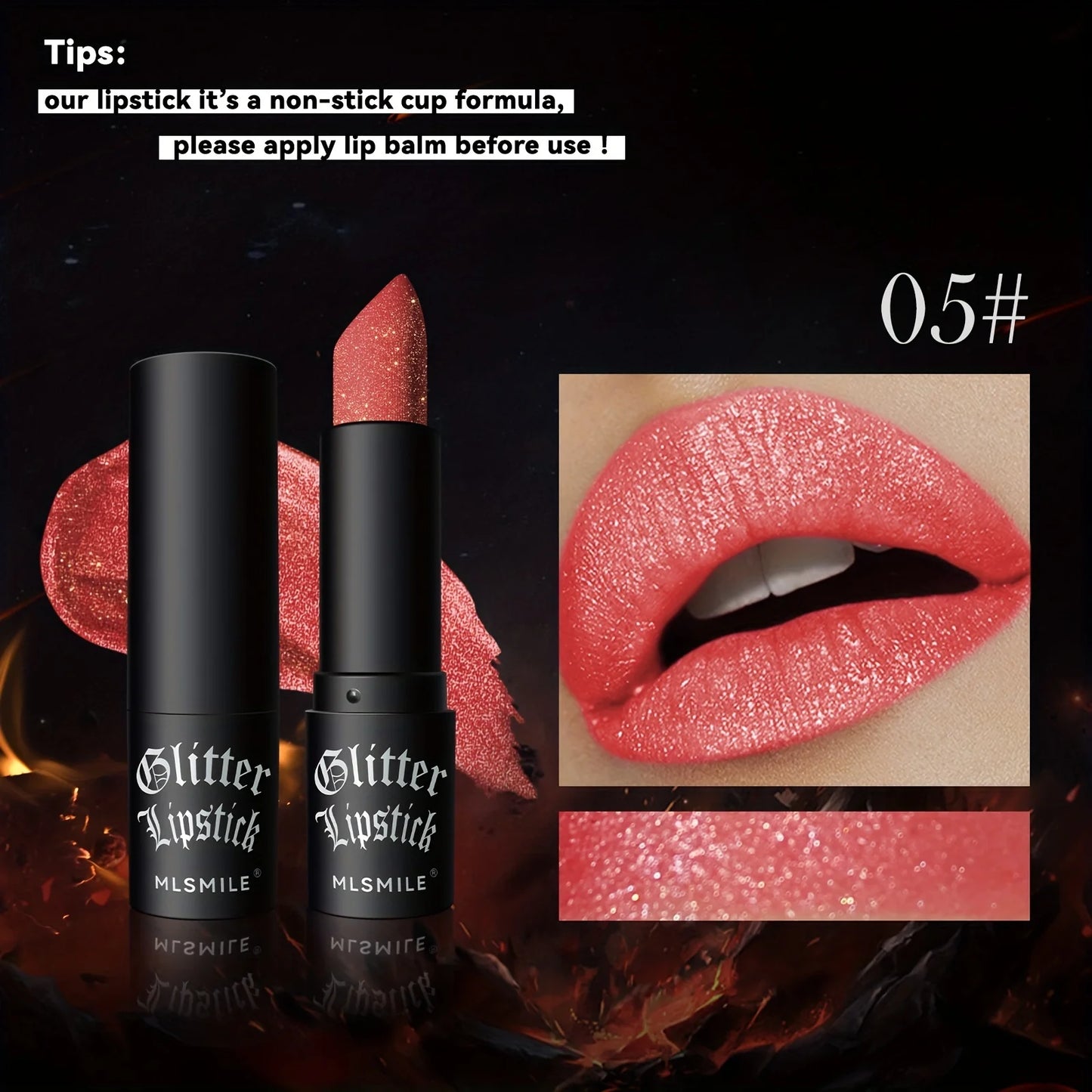 
                  
                    7 Colors Glitter Lipstick Hydrating Sparkling Shine Lip Color
                  
                