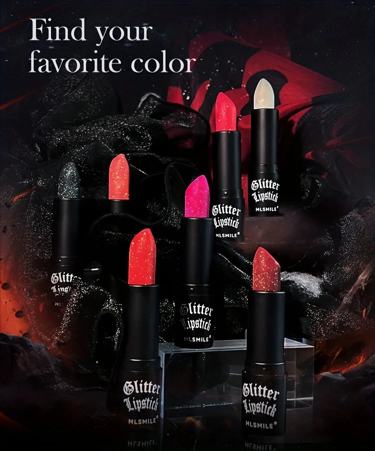 
                  
                    7 Colors Glitter Lipstick Hydrating Sparkling Shine Lip Color
                  
                